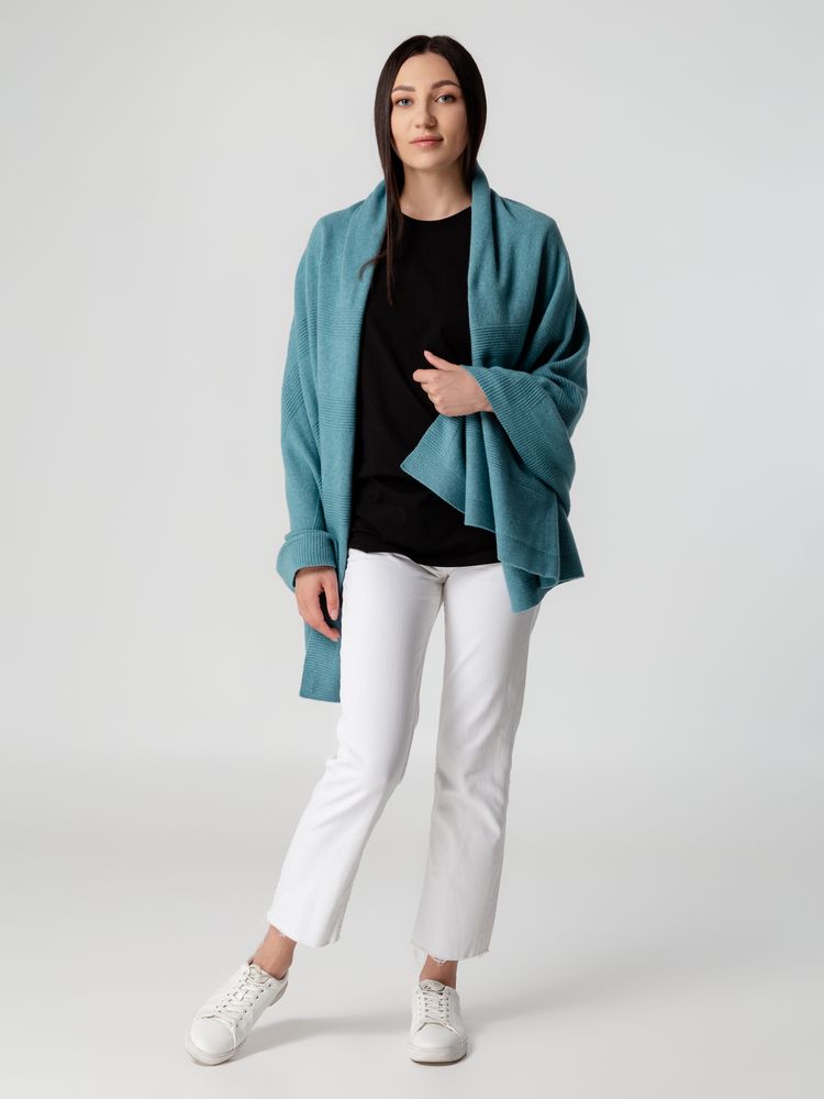 Плед-Палантин Territ, светло-бирюзовый — изображение 11