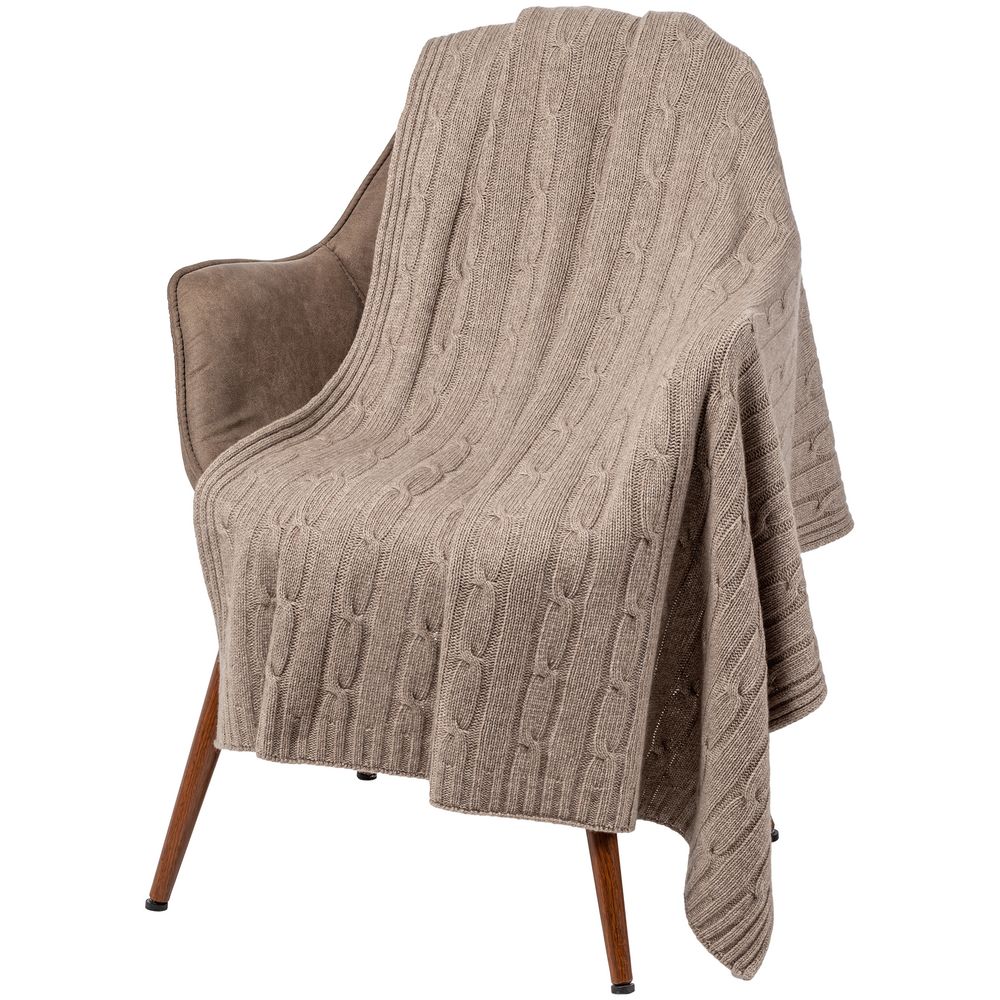 Плед Auray, бежевый — изображение 2