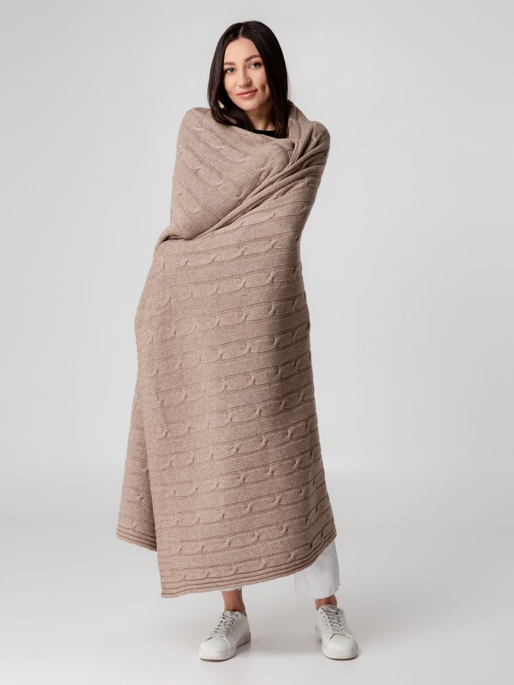 Плед Auray, бежевый — изображение 11