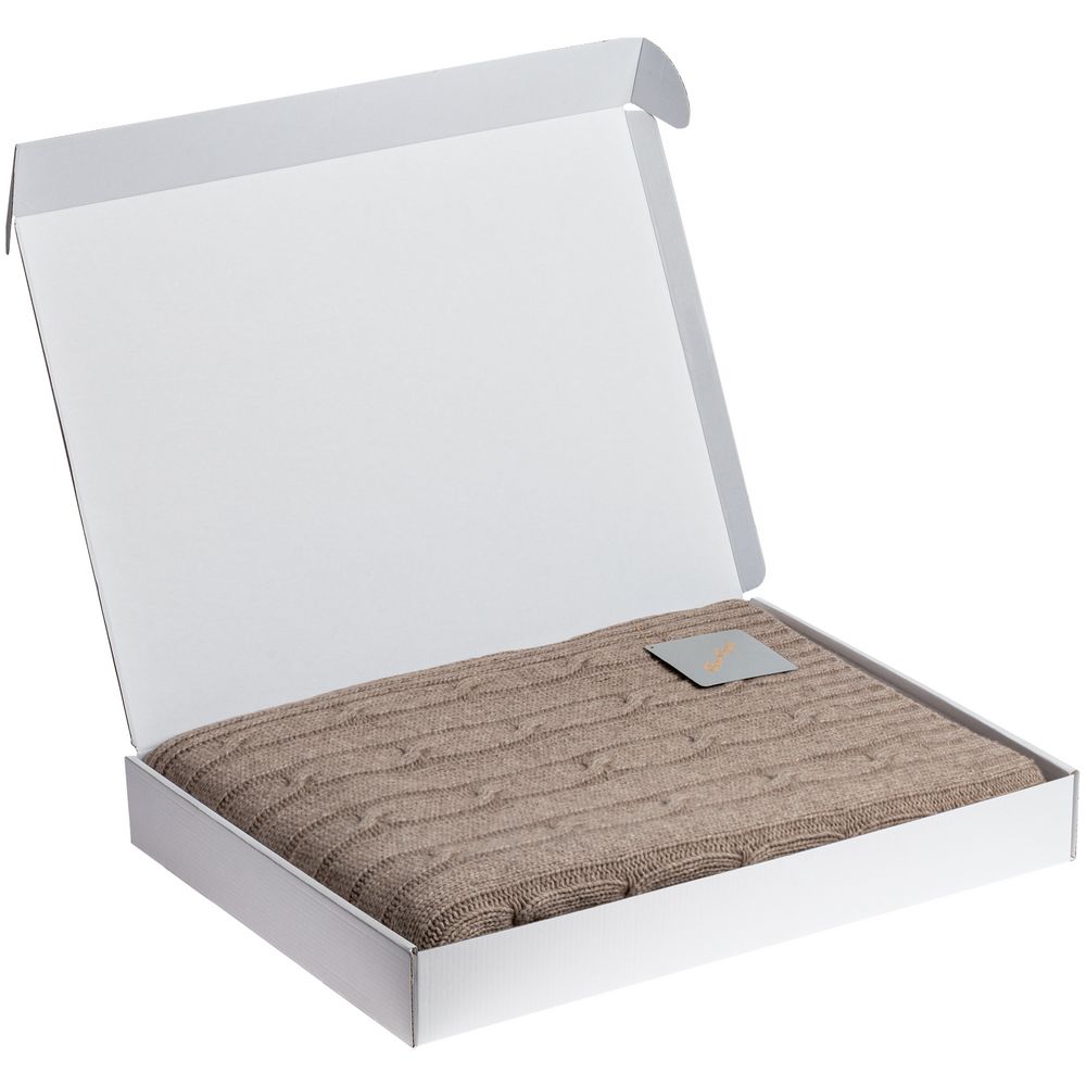 Плед Auray, бежевый — изображение 9