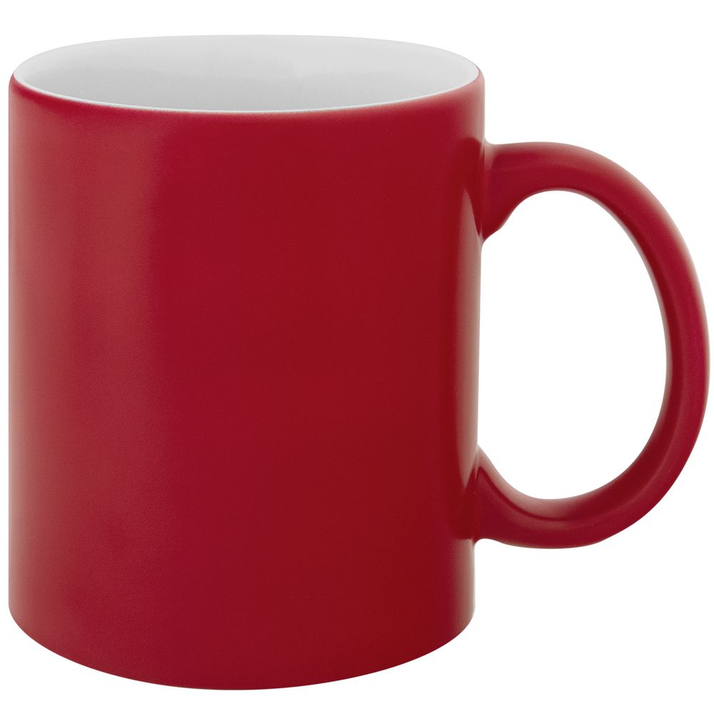 Кружка «Хамелеон» ver.2, матовая, красная — изображение 2