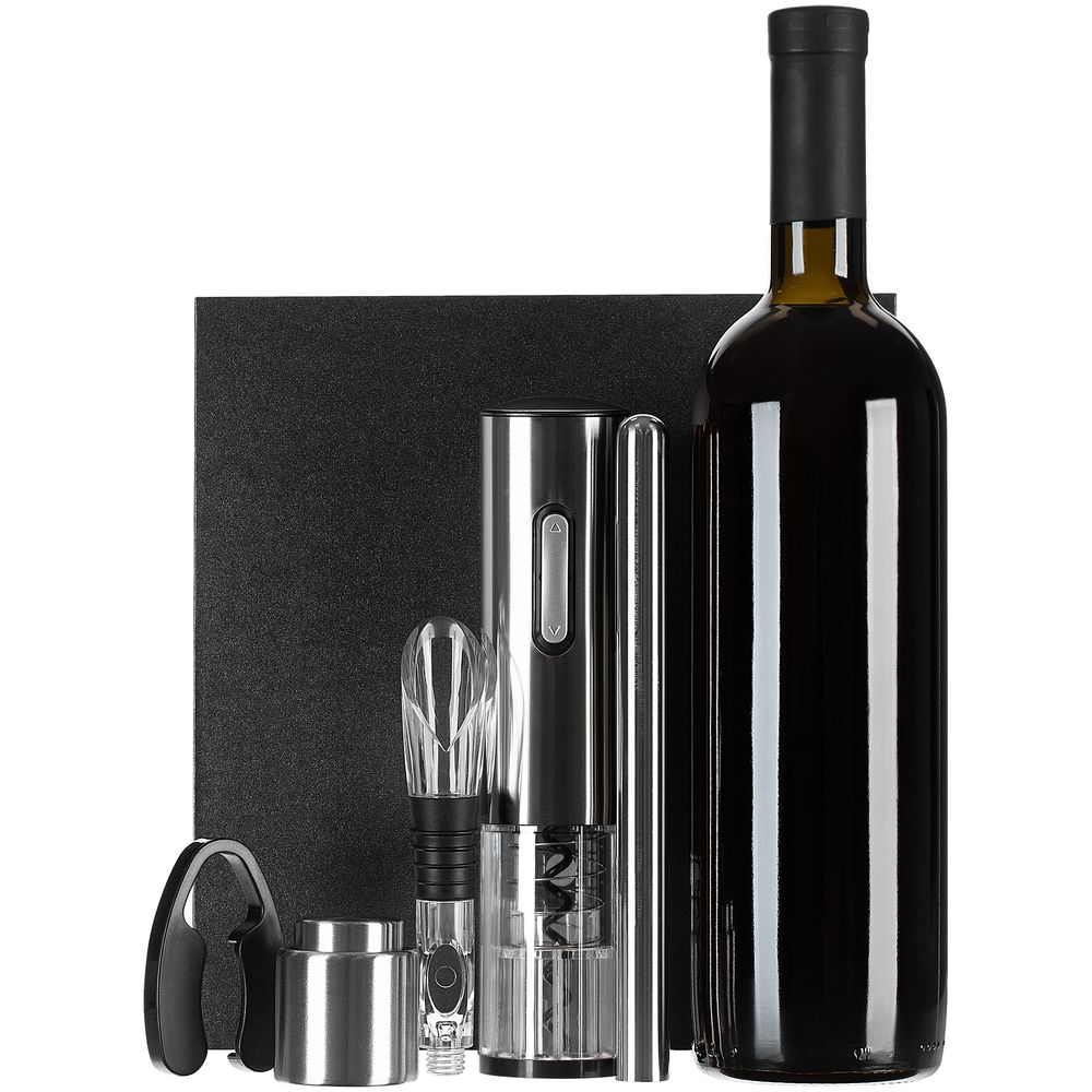 Винный набор Wine Diesel, серебристый — изображение 2