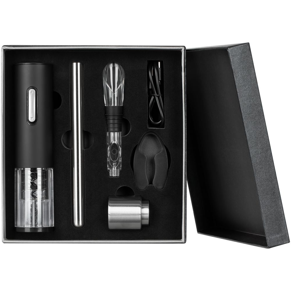 Винный набор Wine Diesel, черный — изображение 3