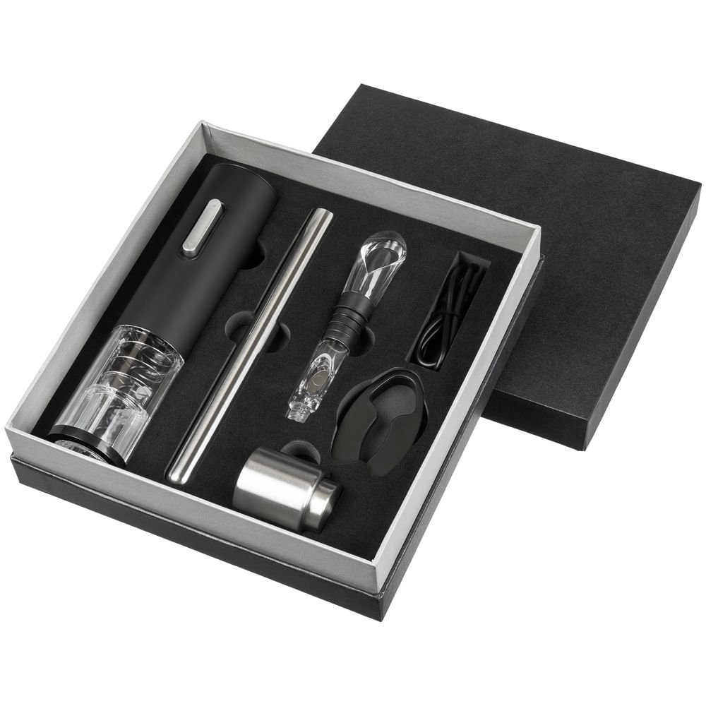 Винный набор Wine Diesel, черный — изображение 4