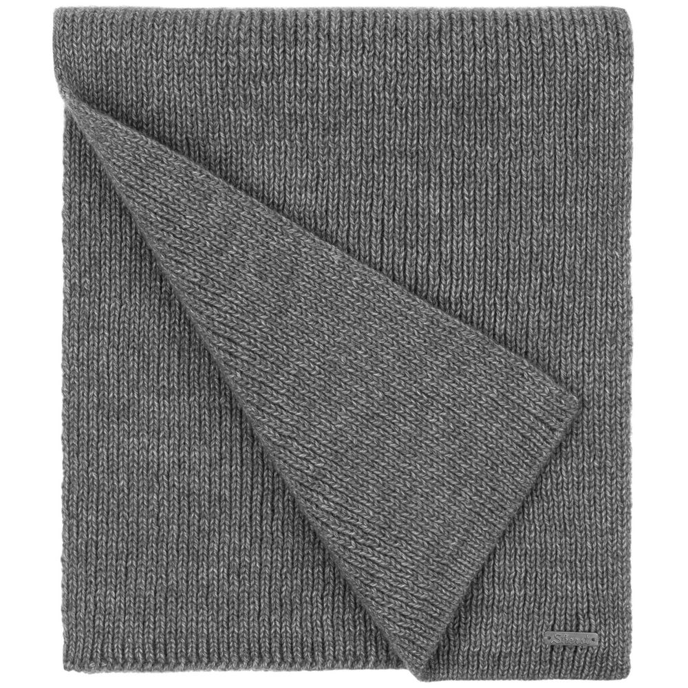 Шарф Bernard, серый меланж — изображение 3