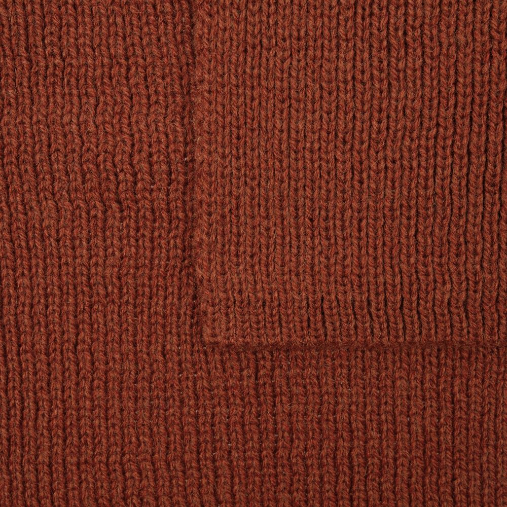 Шарф Bernard, коричневый (терракота) — изображение 5