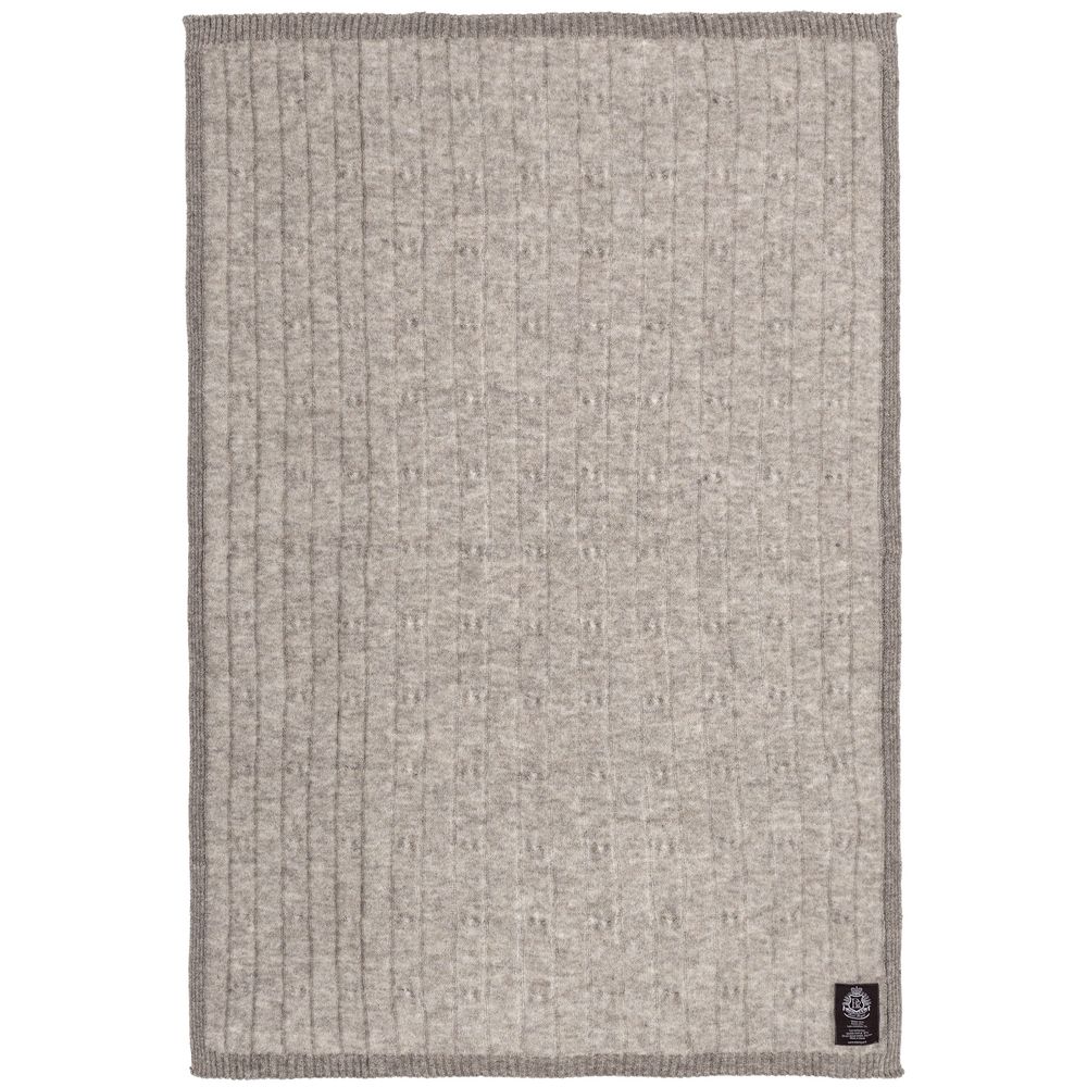 Плед Grasse, бежево-серый — изображение 4