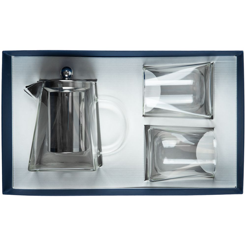 Чайный набор Quadroni в темно-синей коробке — изображение 9