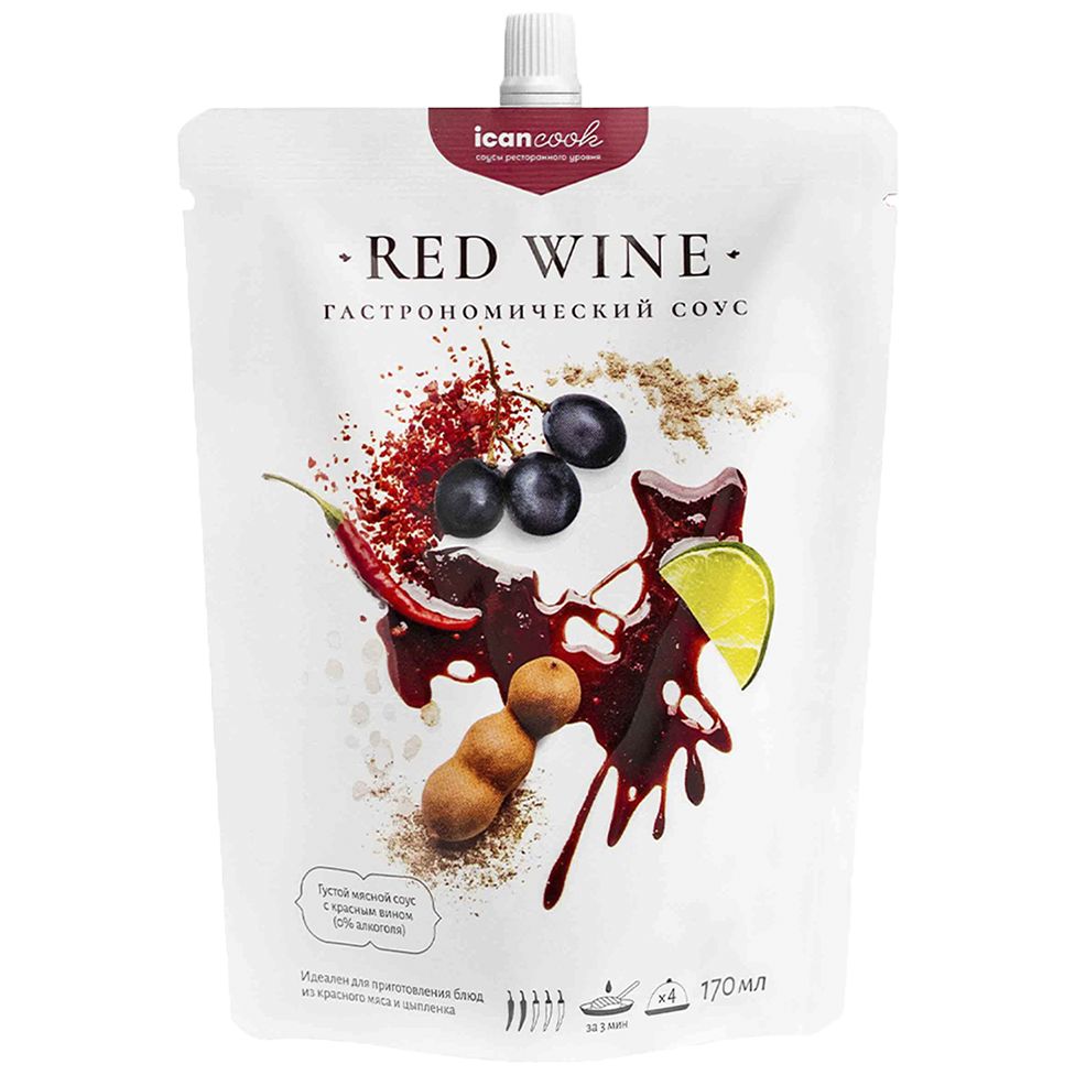 Соус Icancook, большой, красное вино — изображение 2