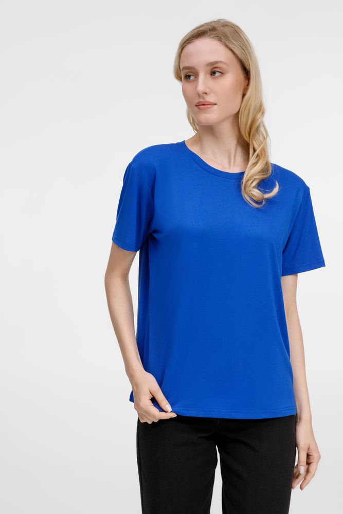 Футболка унисекс Senti, ярко-синяя — изображение 6