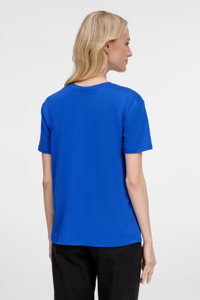 Футболка унисекс Senti, ярко-синяя — изображение 8