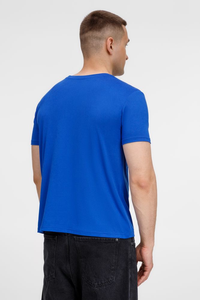 Футболка унисекс Senti, ярко-синяя — изображение 10