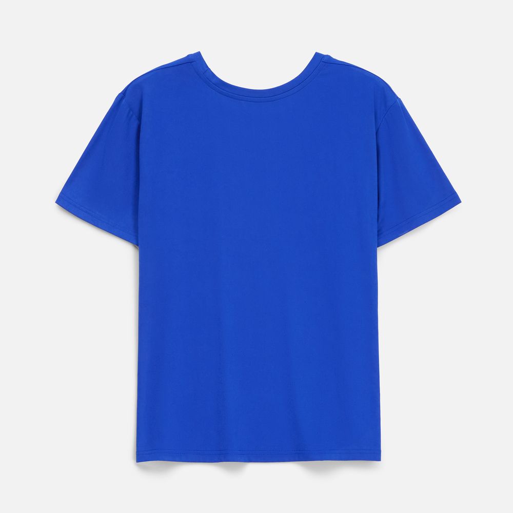 Футболка унисекс Senti, ярко-синяя — изображение 3