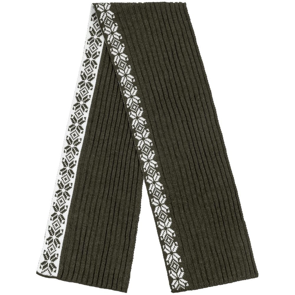 Шарф Eira, зеленый (оливковый) — изображение 5