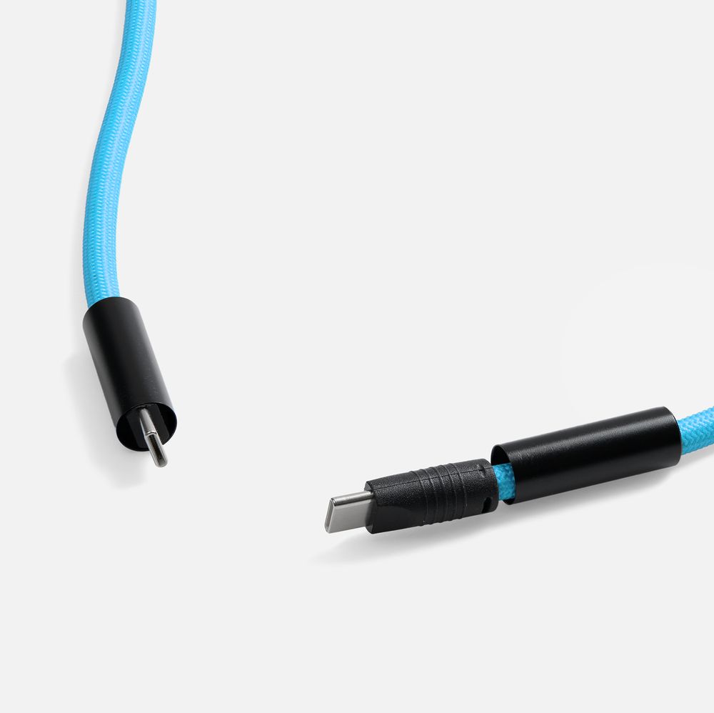 Кабель-ланьярд energyFlex Power Delivery 60 Вт, синий — изображение 4