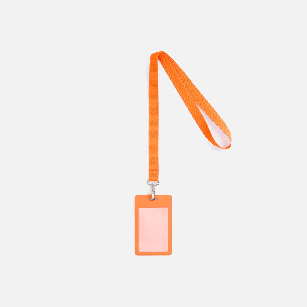 Лента для бейджа Pin, оранжевая — изображение 3