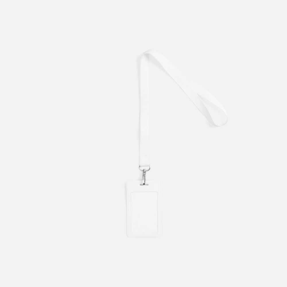 Лента для бейджа Pin, белая — изображение 3