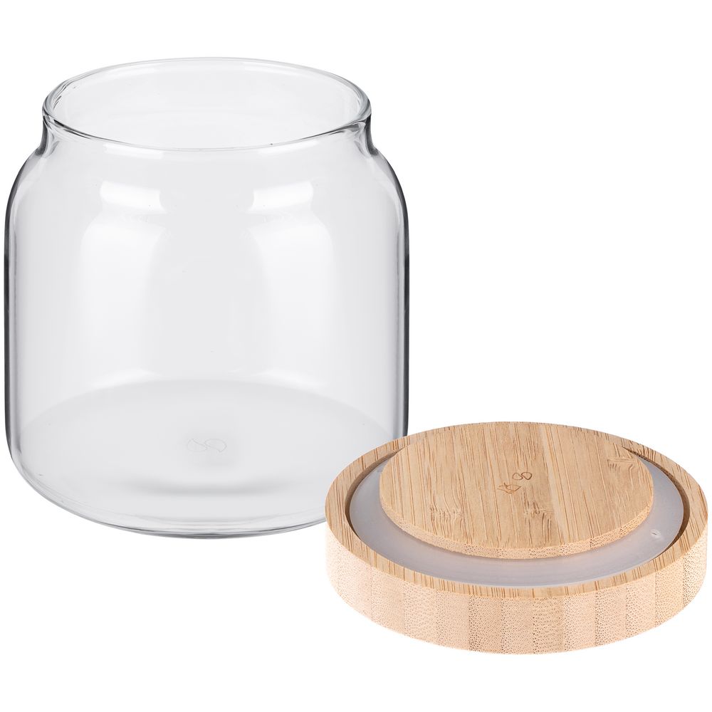 Банка с бамбуковой крышкой Woody S — изображение 4