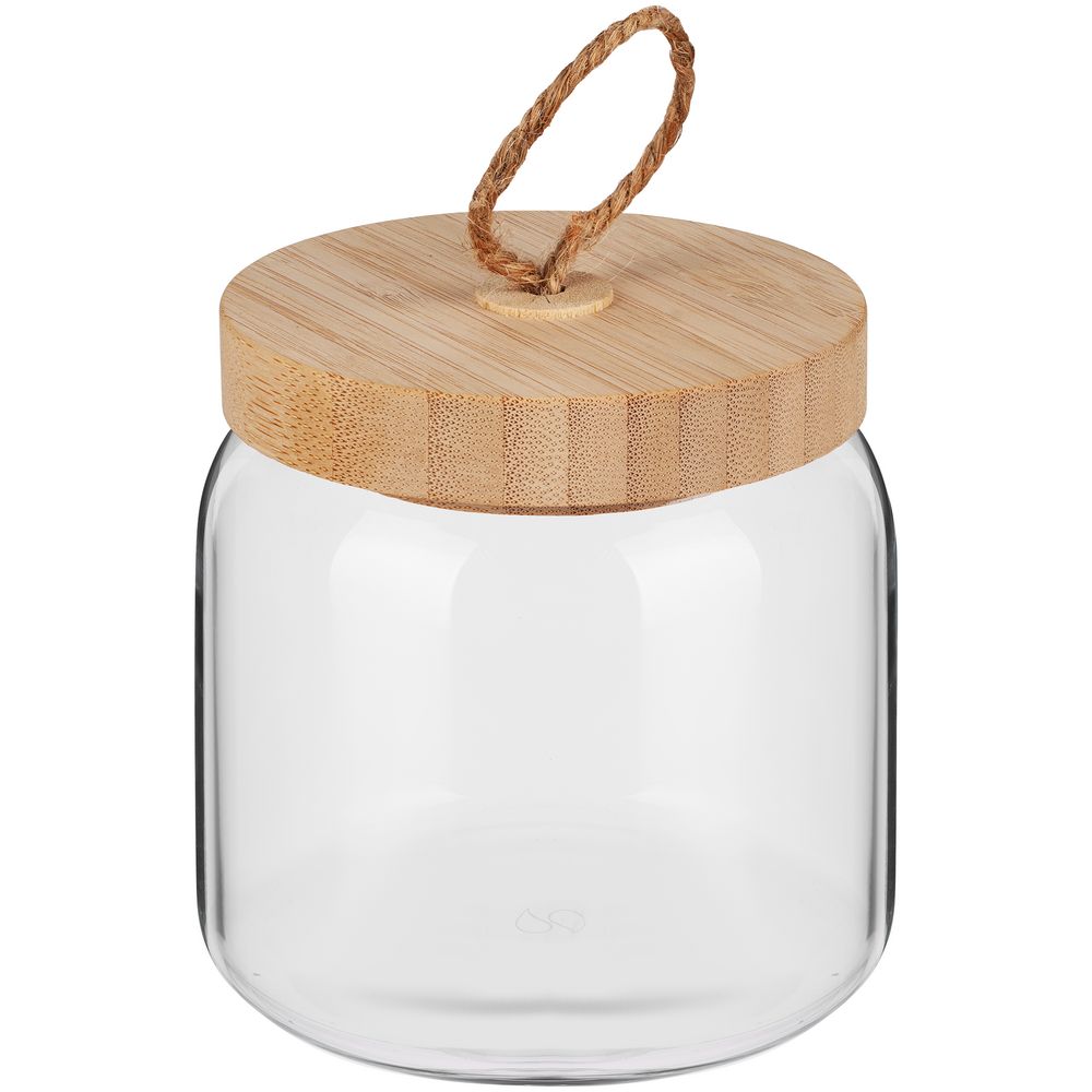 Банка с бамбуковой крышкой Woody S — изображение 3
