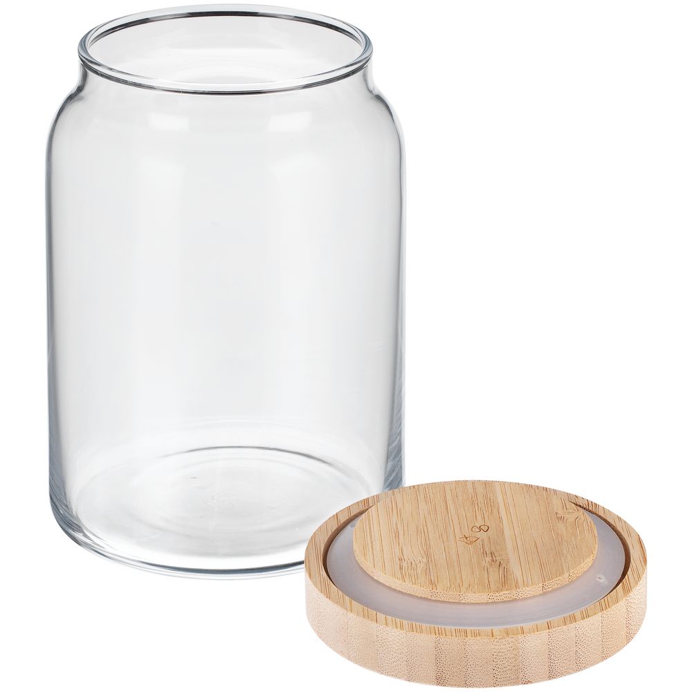 Банка с бамбуковой крышкой Woody M — изображение 4
