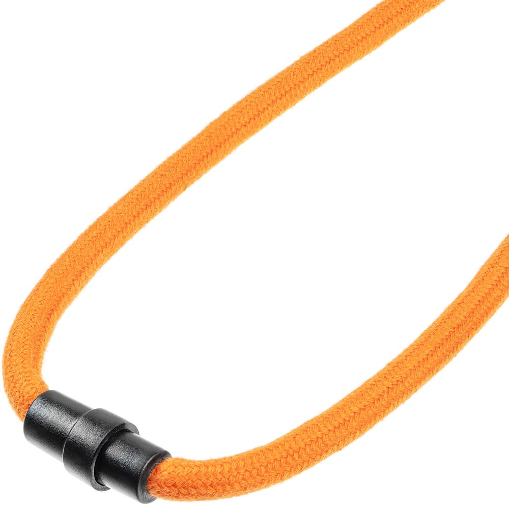 Шнурок для бейджа Tube Wood, оранжевый — изображение 5
