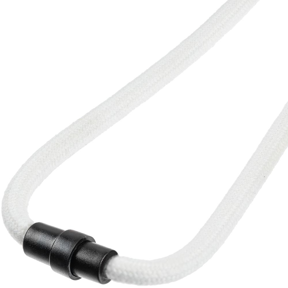 Шнурок для бейджа Tube Wood, белый — изображение 5