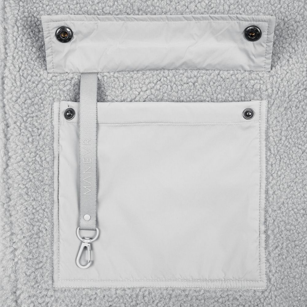 Куртка унисекс Oblako, светло-серая — изображение 9