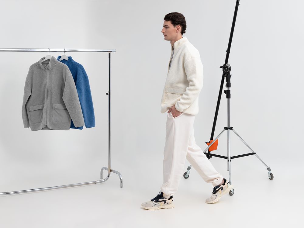 Куртка унисекс Oblako, молочно-белая — изображение 12