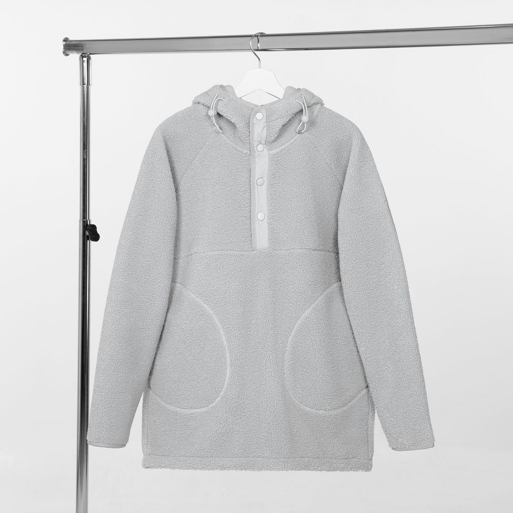 Анорак унисекс Oblako, светло-серый — изображение 2