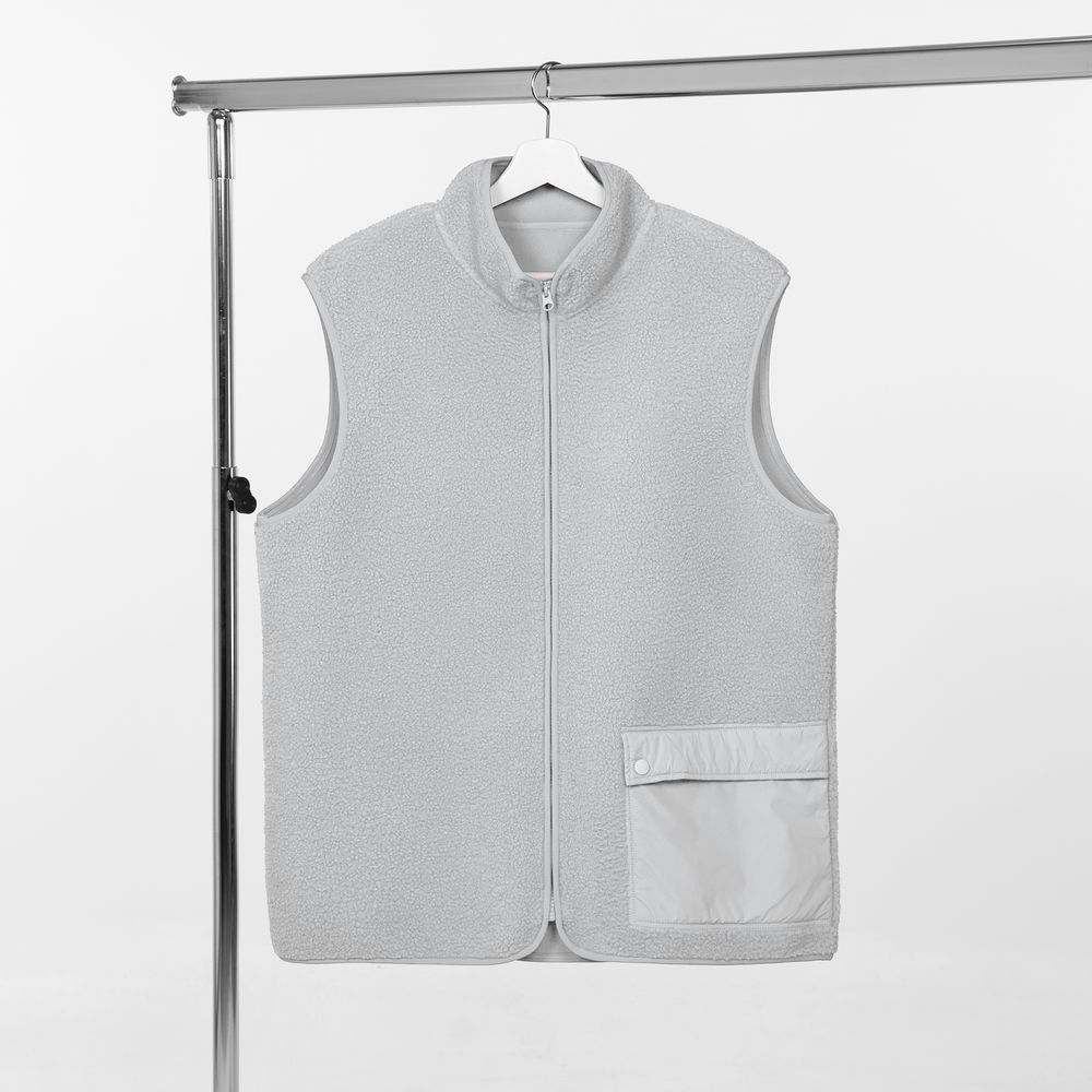 Жилет унисекс Oblako, светло-серый — изображение 2