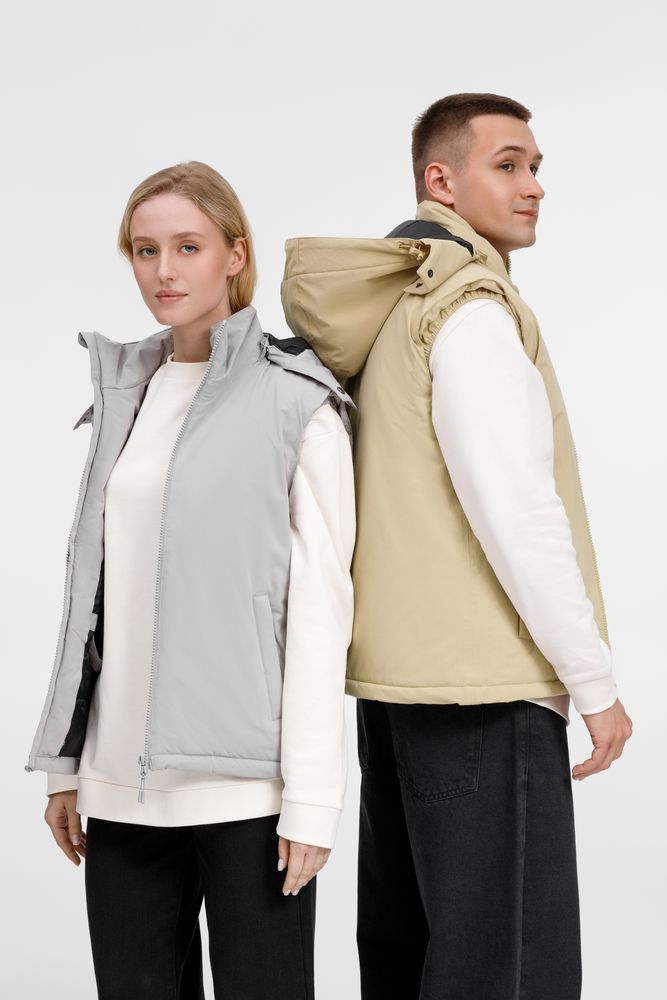Жилет унисекс Sfera, светло-серый — изображение 22