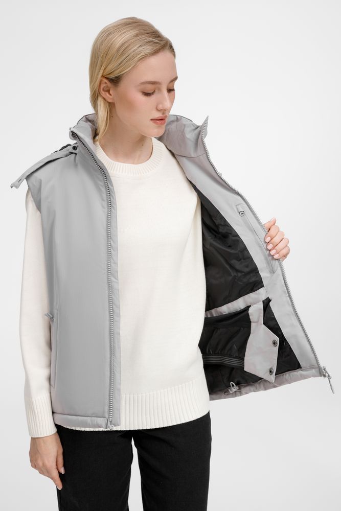 Жилет унисекс Sfera, светло-серый — изображение 19