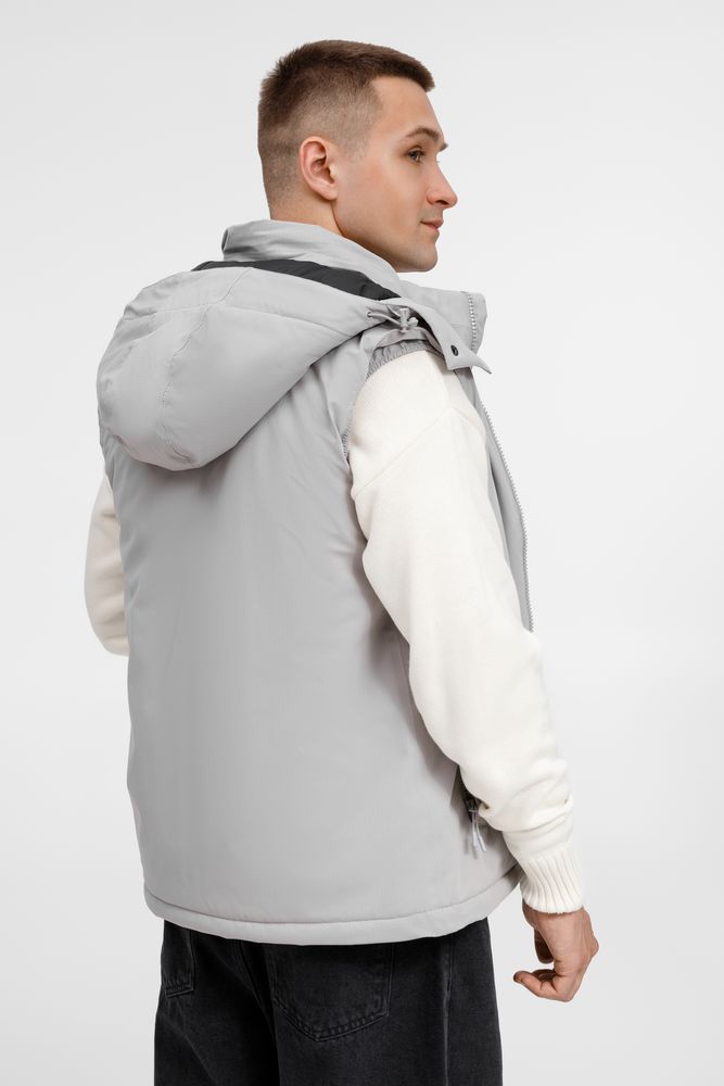 Жилет унисекс Sfera, светло-серый — изображение 15