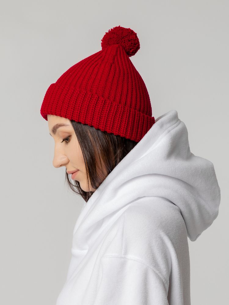 Шапка Nordvik, красная — изображение 6