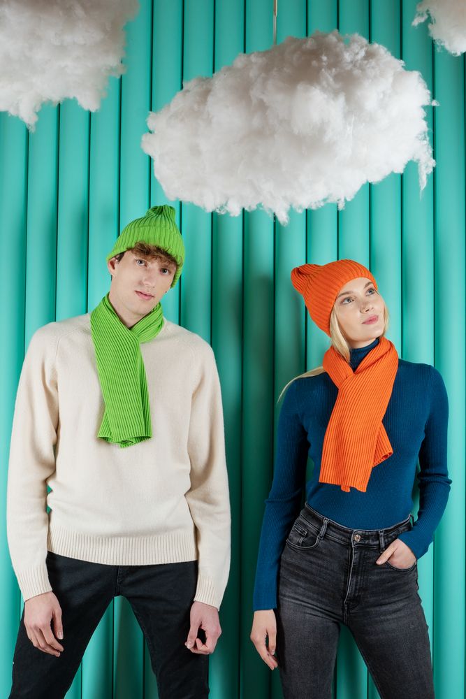 Шарф Yong, светло-зеленый (салатовый) — изображение 6