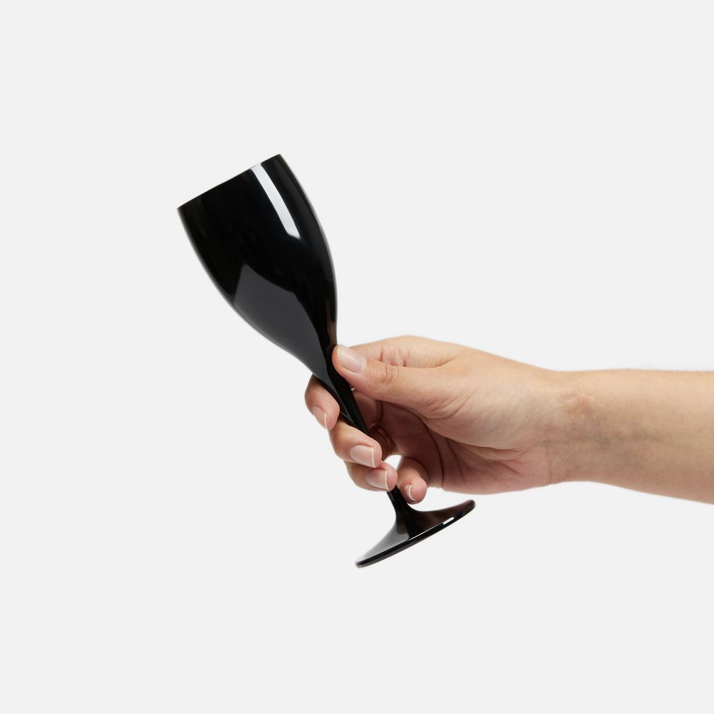 Бокал для шампанского Empresa, черный — изображение 3