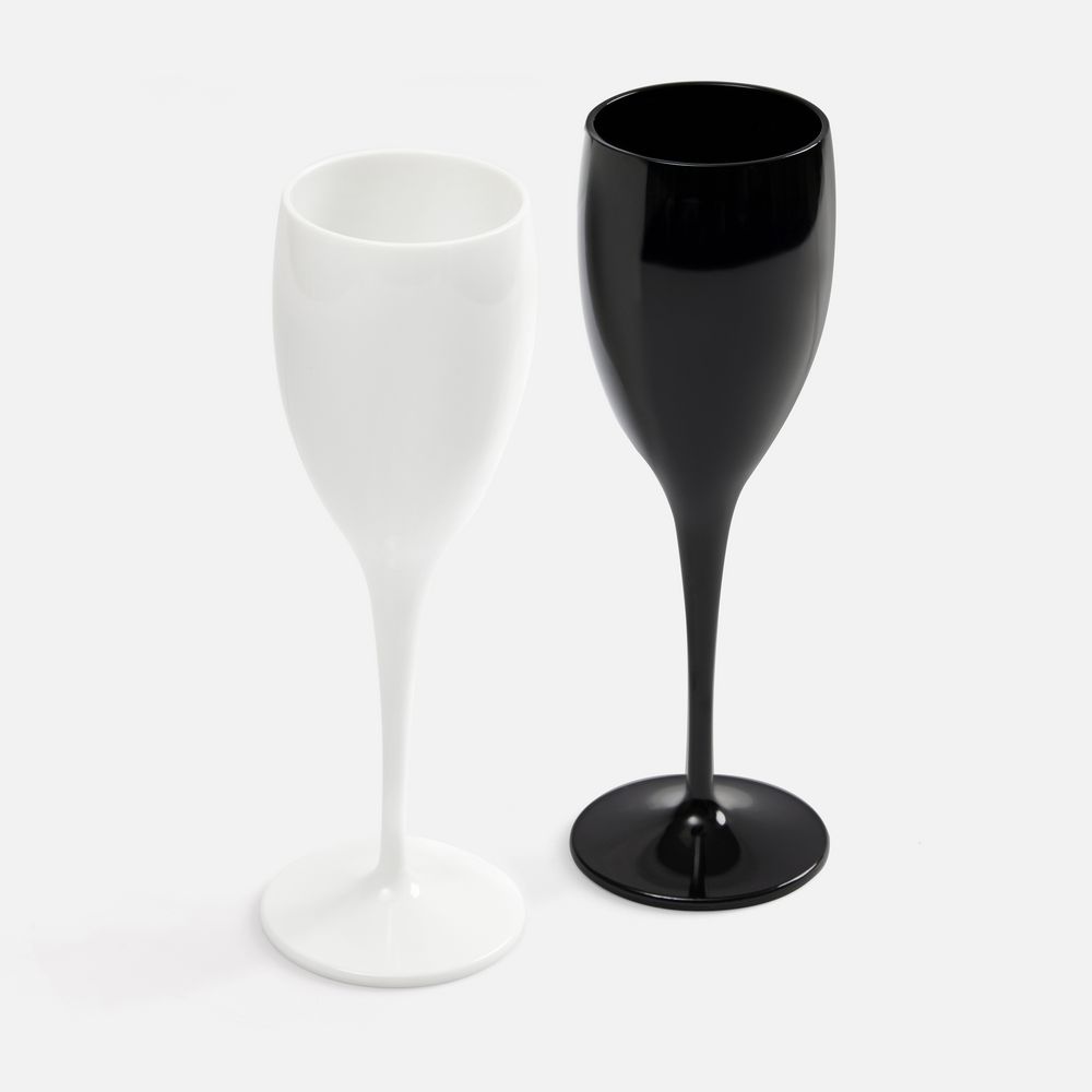 Бокал для шампанского Empresa, черный — изображение 4