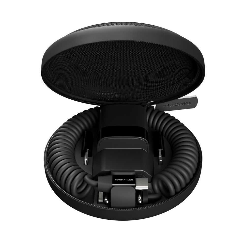 Зарядное устройство Vonmahlen Allroundo GaN, черное — изображение 4