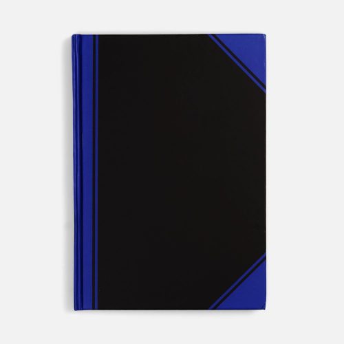 Блокнот Accenti, черный с синим