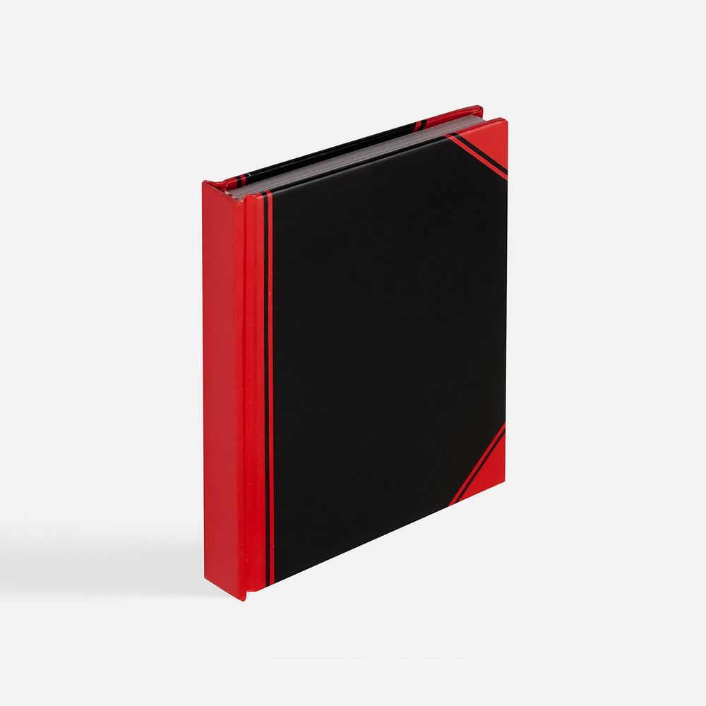 Блокнот Accenti Mini, черный с красным — изображение 3