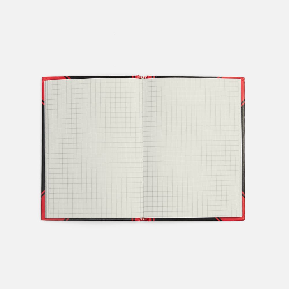 Блокнот Accenti Mini, черный с красным — изображение 4