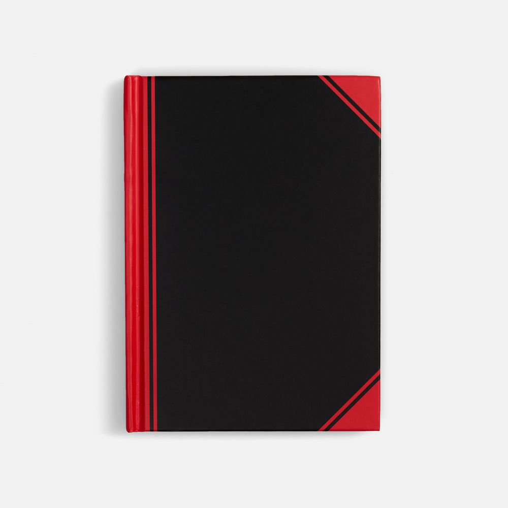 Блокнот Accenti Mini, черный с красным — изображение 2