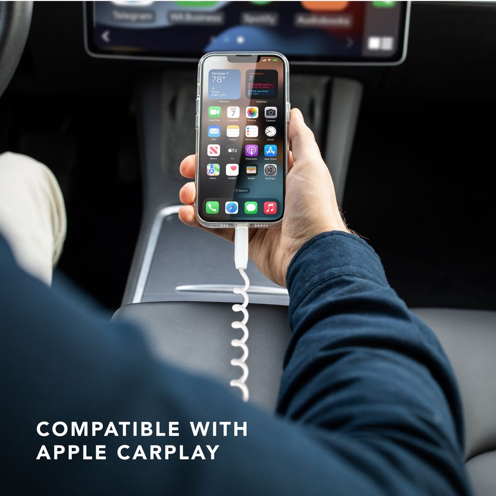 Кабель Vonmahlen Allroundo Eco для быстрой зарядки, белый — изображение 6