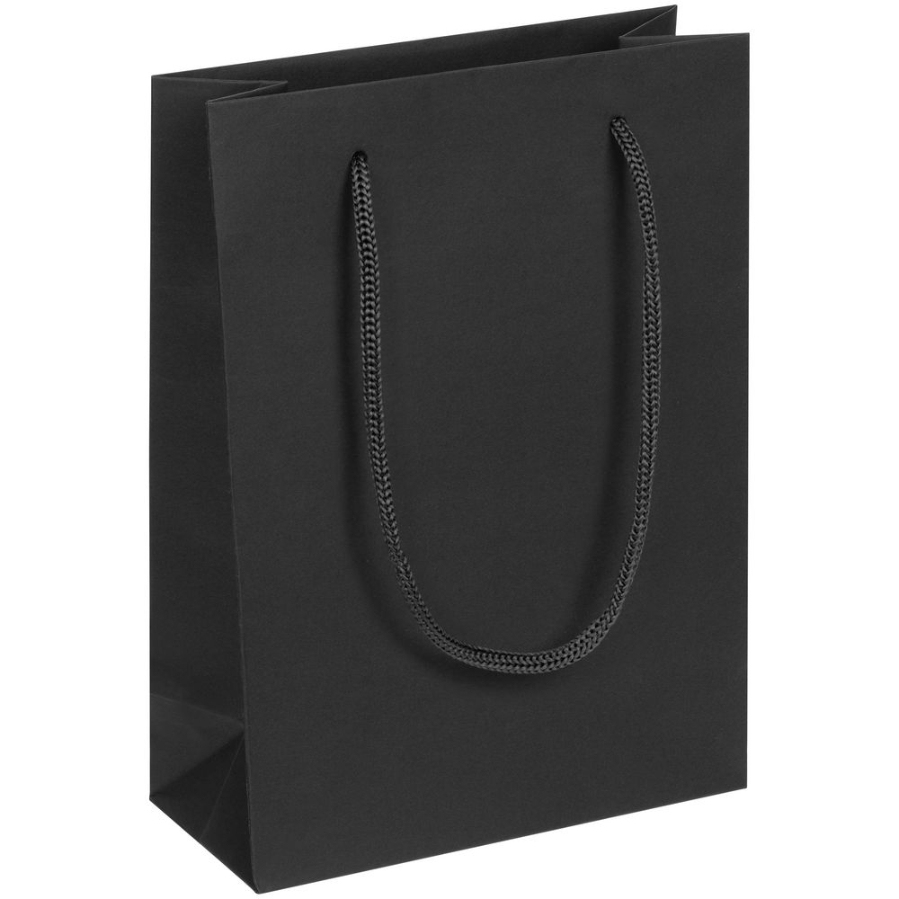 Пакет бумажный Vid S, черный — изображение 2