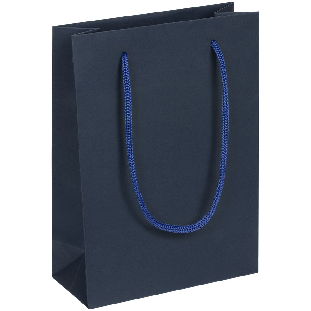 Пакет бумажный Vid S, синий — изображение 2