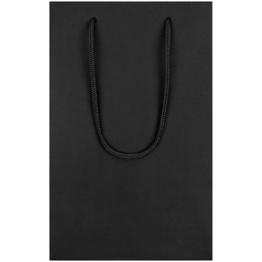 Пакет бумажный Waski S, черный — изображение 3