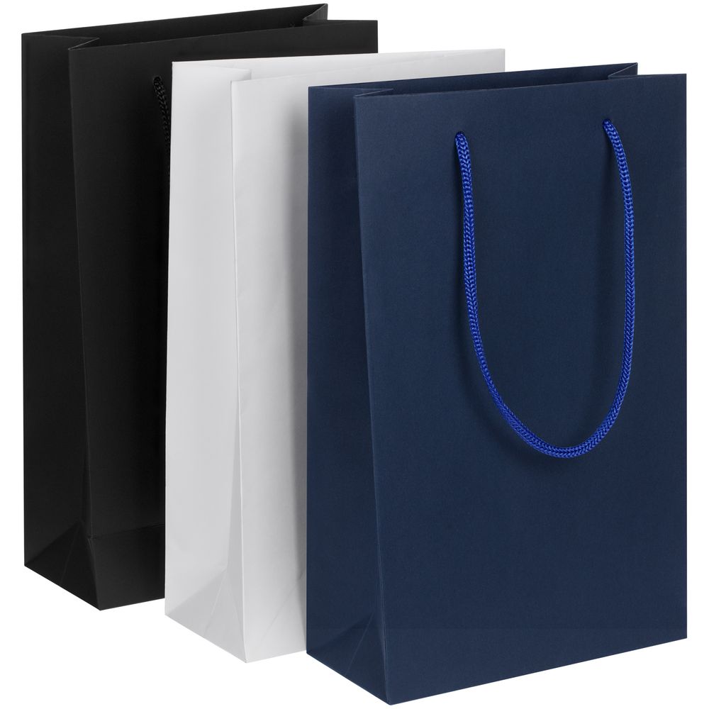 Пакет бумажный Waski S, черный — изображение 4