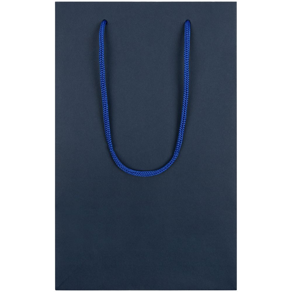 Пакет бумажный Waski S, синий — изображение 3