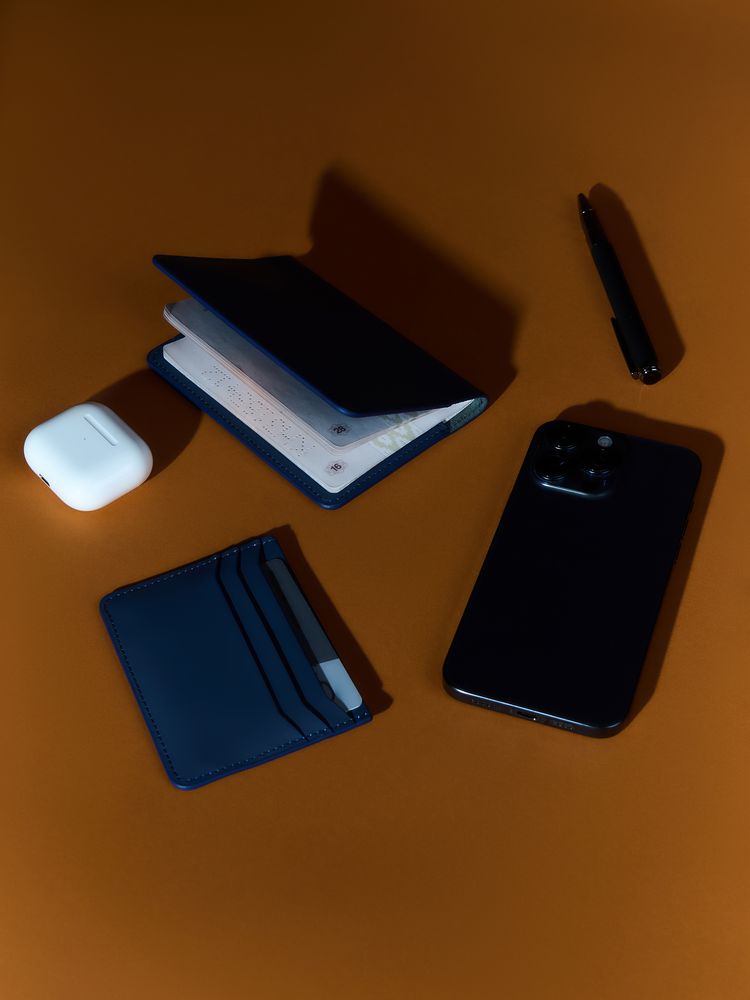 Обложка для паспорта Alaska, синяя — изображение 6