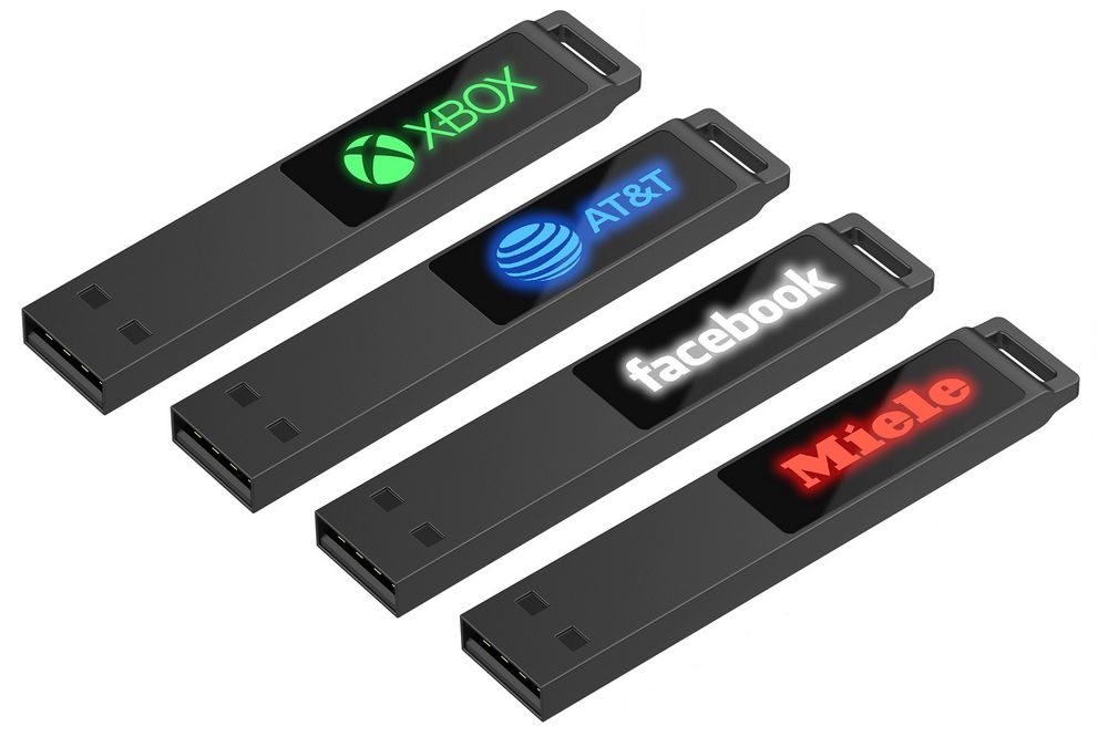 Флешка markBright Black с белой подсветкой, 32 Гб — изображение 7